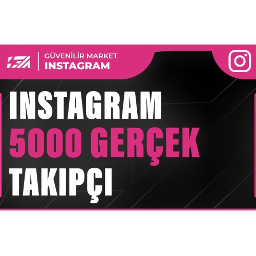  5000 İnstagram Gerçek Takipçi - Garantili